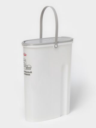 ИДЕА, контейнер для стирального порошка, 5 л, 11х24,6х32 см, серый