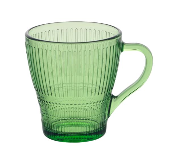 ЛУИЗ, кружка, 280 см, стекло, шартрез, зеленый