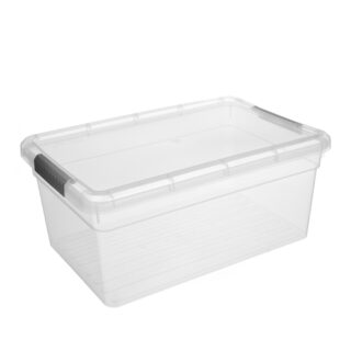 ЛОКК, контейнер для хранения на защелках с ручкой, 38х26х16 см, 10 л