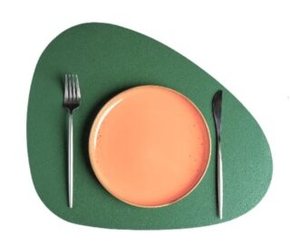 ТЭМ, салфетка сервировочная, треугольная, 44х35,5 см, зелёный