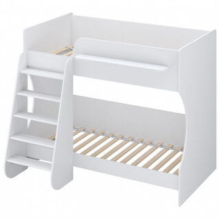 КИДС ДРИМ 1500, кровать двухъярусная детская, 160х80 см, белый