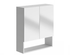 СТАНДАРТ, шкафчик с зеркалом, навесной, 60х76х20 см, белый