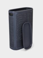 ЛЁН, корзина для белья с крышкой, 45 л, 43х20х60 см, графит