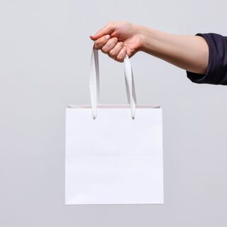 ГИФТ, пакет для торта и коробок, 20х20х20 см, белый