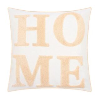 БОХО, наволочка декоративная, 45×45 см, бежевый