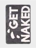 ТРЕНД, коврик для дома, 50х80 см, текст/темно-серый