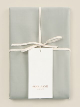 ХОУМ, наволочка, перкаль, 70х70 см, оливковый