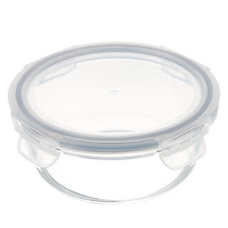 ВЕТТА, контейнер круглый, на защелках, 600 мл, жаропрочное стекло