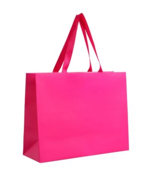 ГИФТ, пакет подарочный горизонтальный, 32х25х11 см, фуксия