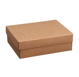 ГИФТ, коробка складная, крафт, 16х12х5 см, бежевый