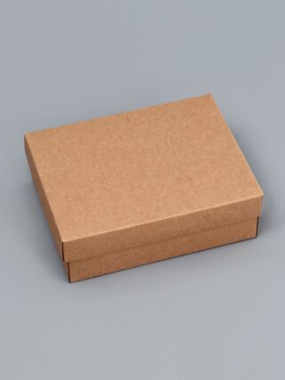 ГИФТ, коробка складная, крафт, 16х12х5 см, бежевый