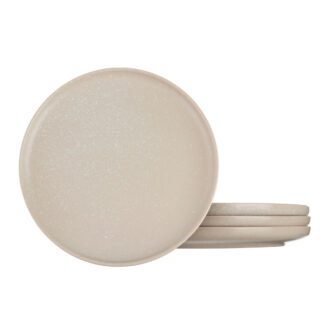 МИЛЛИМИ, набор столовой посуды, 16 пр, керамика, бежевый