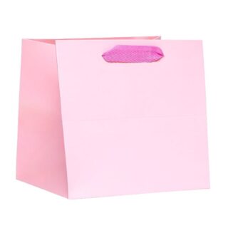 ГИФТ, пакет для торта и коробок, 20х20х20 см, розовый