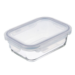 ВЕТТА, контейнер прямоугольный, на защелках, 600 мл, жаропрочное стекло