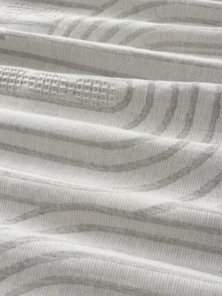 КОТТОН, покрывало / плед, 150х240 см, хлопок, серый