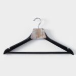 ЛАДОМ, набор деревянных плечиков, 3 шт, черный