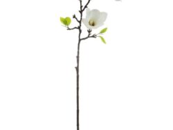 СМИККА, цветы искусственные, магнолия галант, 56 см, белые цветы