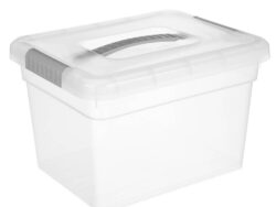 ЛОКК, контейнер для хранения на защелках с ручкой, 25х20х16 см, 5 л