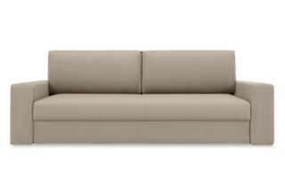 ТОЛЕДО, диван-кровать, прямой, велюр страйп, бежевый, М3