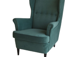 СТРАНДМОН, кресло для отдыха, велюр, изумруд