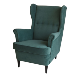 СТРАНДМОН, кресло для отдыха, велюр, изумруд