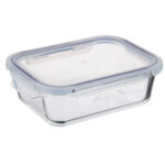 ВЕТТА, контейнер прямоугольный, на защелках, 1000 мл, жаропрочное стекло