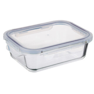ВЕТТА, контейнер прямоугольный, на защелках, 1000 мл, жаропрочное стекло
