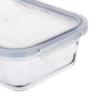 ВЕТТА, контейнер прямоугольный, на защелках, 1000 мл, жаропрочное стекло