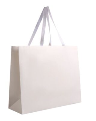 ГИФТ, пакет подарочный горизонтальный, 48х39х16 см, белый