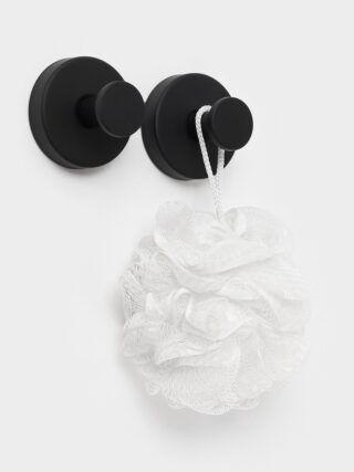 ШТОЛЬЦ, набор крючков, на присоске, 2 шт, черный